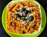 A picture of step 6 of Fusilli Masala Pasta.
