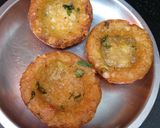A picture of step 5 of Sago Sweet Potato Katori Chaat.