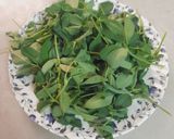 A picture of step 1 of Aloo Methi Paratha.