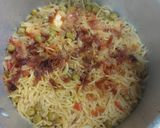 A picture of step 4 of Green peas potato paneer polaw / basmati rice.