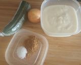 A picture of step 1 of Healthy yogurt dip (Raita).
