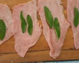 A picture of step 3 of Saltimbocca alla Romana.