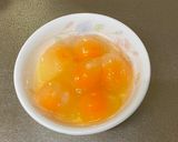 A picture of step 2 of Soy sauce Egg Yolk.