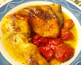 Foto del paso 5 de la receta: Pollo asado con Leche de Coco al Curry y Cherrys