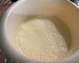 Une image de l'étape 6 de Cake à la farine de millet, skyr et ananas au sirop.