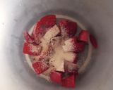 Foto del paso 1 de la receta: Pan trenzado de remolacha