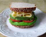 Foto del paso 1 de la receta: Sándwich Saludable con Vegetales y queso🍔