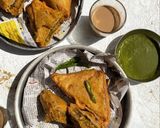 A picture of step 6 of Bread Pakoda.