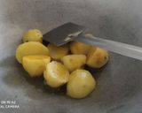 A picture of step 1 of Egg curry.
