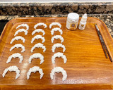 Foto del paso 16 de la receta: Tartitas de chocolate “negro y blanco”, rellenas con crema de nueces