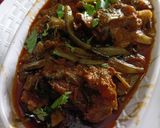 A picture of step 10 of Mutton with Guar Beans.