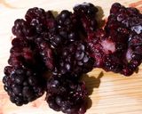 Foto del paso 3 de la receta: Panqueques de plátano y moras