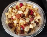 A picture of step 1 of Banana and Nutella smoothie.