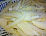 A picture of step 2 of Homemade fries.
