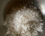 A picture of step 4 of Hongkong style Coconut Tart with Lemon zest.