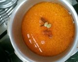 A picture of step 2 of Zarda pulav.