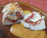 Foto del paso 5 de la receta: Pechuga de pollo rellena en salsa