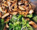 A picture of step 5 of Chicken & broccoli with creamy garlic Parmesan sauce.