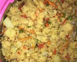 A picture of step 2 of Stir fried cous-cous🍚🍛🍲.