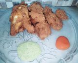 A picture of step 7 of KFC style fried chicken.