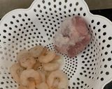Hình bước làm 1 của món Thịt rang tôm nõn chua ngọt