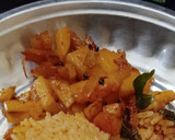 A picture of step 8 of உருளைக்கிழங்கு பொரியல்.
