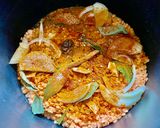 A picture of step 2 of Jacob's Supper.