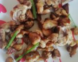 A picture of step 3 of Pan fried pork#4weekchallenge.