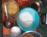 A picture of step 1 of Chana chat.