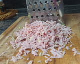 Foto del paso 1 de la receta: Tortilla de calabacín y jamón de pavo