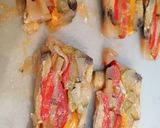 A picture of step 14 of Crispy Ratatouille Terrine Toasts.