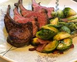 รูปขั้นตอนการทำที่ 4 ของ ซี่โครงเนื้อแกะ Rack of Lamb with Brussels Sprouts