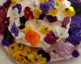 Une image de l'étape 2 de Cheesecake saignant à la violette.