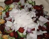 A picture of step 3 of Healthy chana chaat.