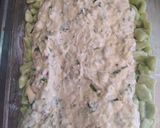 Foto del paso 3 de la receta: Salsa de crema de leche, salsa blanca, queso, puerro y verdeo