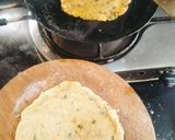 A picture of step 7 of GLuten Free SORGHUM Flour Garlic Roti (jowar flour garlic Roti).