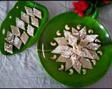 A picture of step 8 of Kaju Katli.