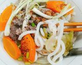 Hình bước làm 3 của món Ăn sáng với mì udon