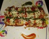 A picture of step 5 of Bread chaat.