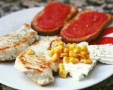 Foto del paso 4 de la receta: Plato combinado sano🍖🍅 (perfecto para el embarazo) 🎶🌈