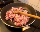Sajttal és baconnel töltött karaj recept fázis 2 fotója