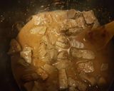 Une image de l'étape 1 de Pâtes au foie épicé et pois-chiches fait au Cookeo.