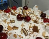 صورة لخطوة 1 من وصفة كيكة شوكولاته بالكرز🍰🍰🍰🍫🍫🍒🍒🍒🍒