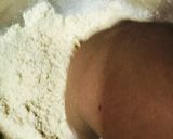 A picture of step 1 of Regag: Famous Arabic Paper Thin Bread/Crepe.