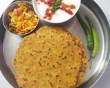 A picture of step 9 of Jowar Millet Vegetable Paratha.