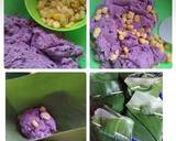 Leupeut Ungu *singkong- ubi ungu-jagung manis langkah memasak 4 foto