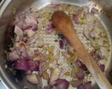 A picture of step 5 of Green peas aka minji soup.