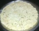 A picture of step 5 of Coconut burfi using milk powder.