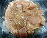 A picture of step 1 of Sesame Chicken.