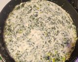 A picture of step 10 of Chicken Florentine Meatballs over Zucchini Noodles.